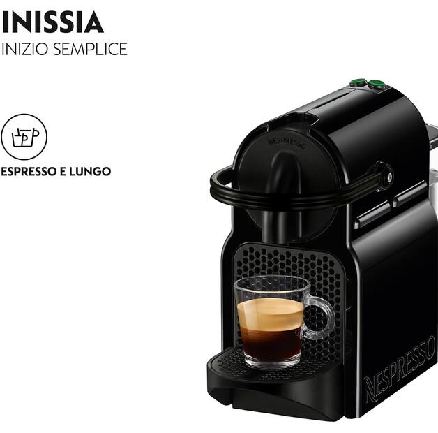 Capsule Coffee Machine DeLonghi EN 80.BAE Inissia & Milk Black