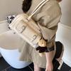 Retro Bag Women's Large Capacity 2025 New Autumn and Winter Casual Shoulder Messenger Bag Popular Commuter Pillow Bag This Year