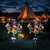 Solar Garden Colorful Butterfly LED Light, Solar Light Outdoor Waterproof, Outdoor Christmas Light, Courtyard Lawn Path Garden Decoration