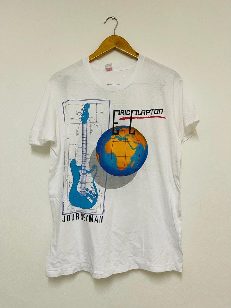 Eric Clapton Journeyman unisex white short sleeve tee QT7391 XXL