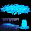 1200PCS Luminous Garden Pebbles Rocks are suitable for courtyard and walkway decoration, DIY Blue Decorative Glowing Stones