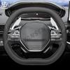 Paddle Shifter For Peugeot 208 308 508 2008 3008 5008 GTi SW Allure Carbon Black Steering Wheel Shift Paddle Shifter Accessories