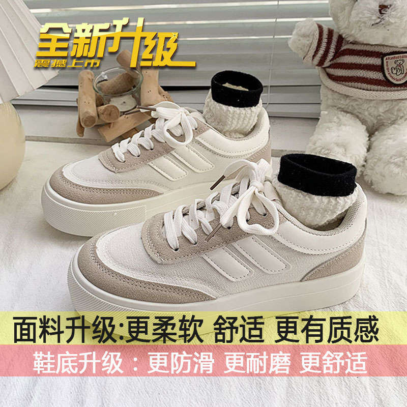 

Super fire student platform Forrest Gump shoes women s 2025 spring new breathable versatile little white shoes niche casual sports shoes 40