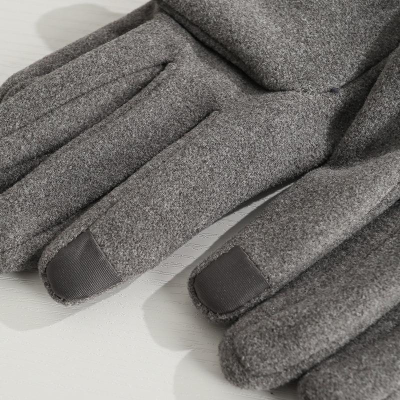 Warm Gloves Women's Outdoor Riding Driving Electric Vehicle Windproof Velvet Autumn and Winter Autumn and Winter Gloves