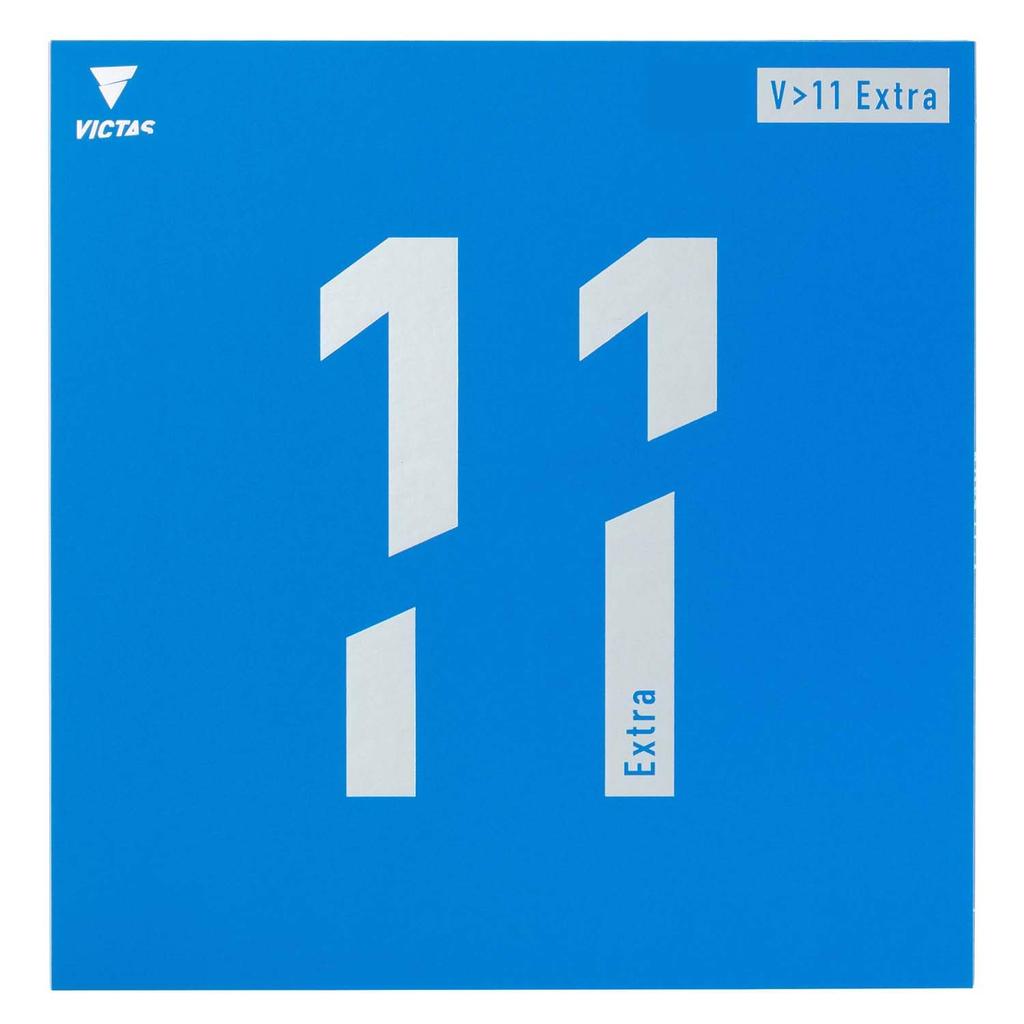 VICTAS Table Tennis Inverted Extra Lightning for Top 020811 Rubber, Soft, V>11, Tension, Athletes, Red, 2.0,