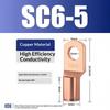 Cd Copper Lug Ring Wire Connectors Bare Cable Electric Crimp Terminal Sc4-6 Sc6-6 Sc6-8 Sc10-6 Sc16-6 Sc16-8 Sc25-8