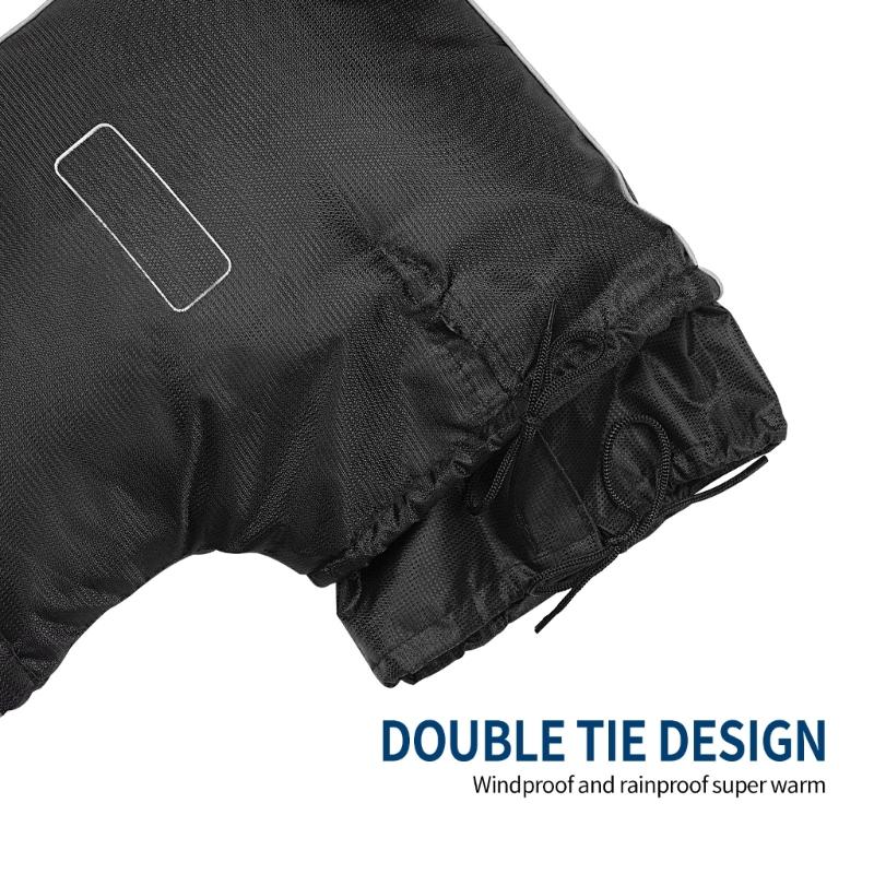Motorcycle Bike Handlbe Bar Muffs Waterproof Winter Gloves Warm and Dry Hands