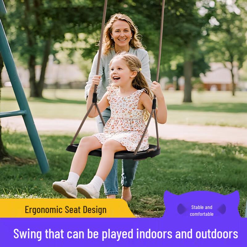 

Indoor/Outdoor Hanging Swing for Kids & Adults