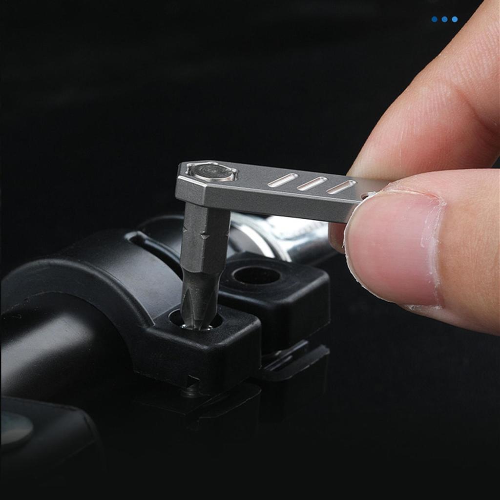 Keychain Screwdriver Tool Portable Keychain Pry Bar Hex Keys For Survival Outdoor Camping Family Women Men Friends Everyday