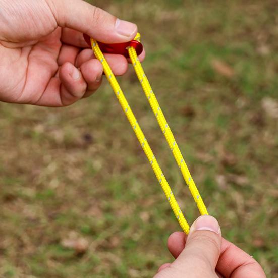 Lina wiatroszczelna do użytku na zewnątrz Ultralekka linka namiotowa z regulatorem napinacza Odporna na zużycie Super wytrzymałość na rozciąganie Odblaskowe linki kempingowe