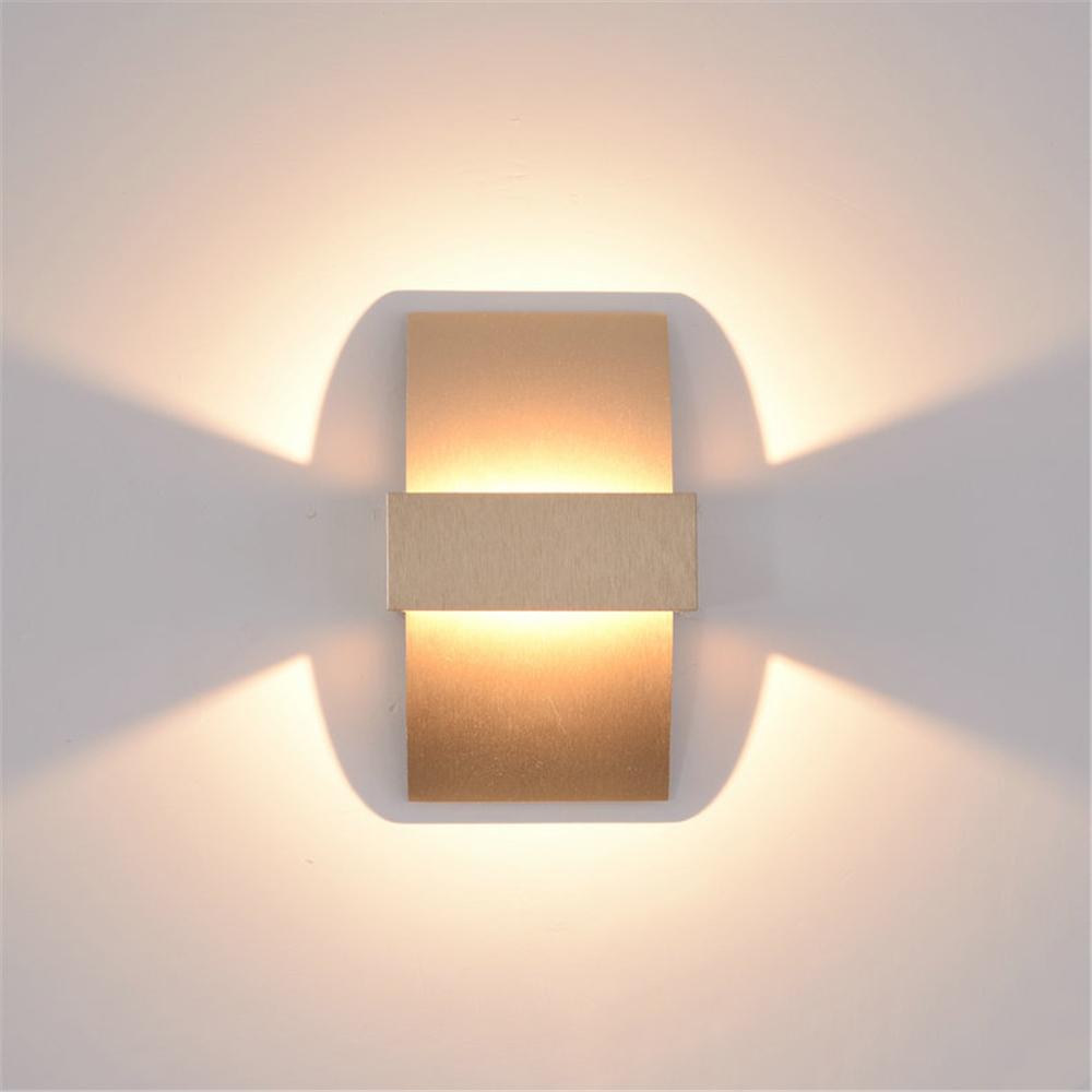 Creativity 12W LED Indoor Wall Lamp Aluminum Sconce Bedroom Bedside Light Living Room Aisle Wall Lights Modern LED Wall Lamps