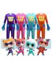 Fantasia Body Super Kitties para Meninas Macacão Cosplay Vestido de Halloween Ginny Roupa para Festa de Aniversário