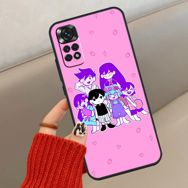 Omori Game Case For Xiaomi Redmi Note 10 Pro 8 9 12 11 Pro 8T 9S 10S 11S Redmi 9 10 10C 9A 9C Cover
