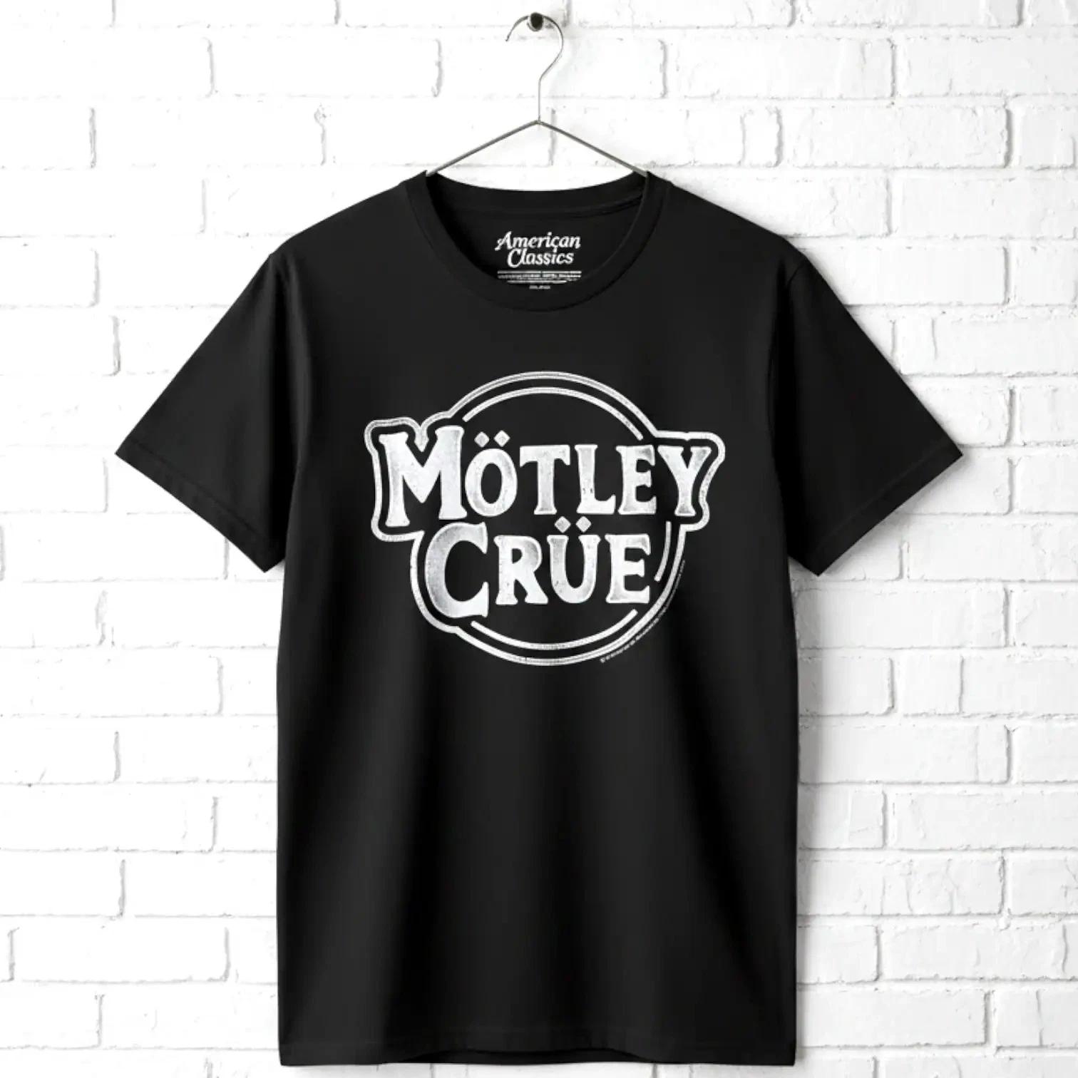 Motley Crue Vintage Logo Men s T Shirt M