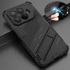 Xiaomi15T Pro Case Armor Shockproof Phone Cases For Xiaomi 15T Pro 5G Xiomi Mi15T Mi 15 T 2025 Magnetic Holder Stand Back Cover