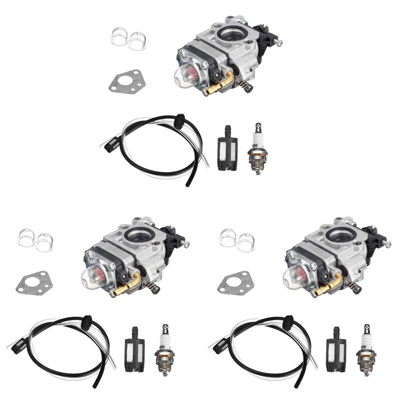 A51K-3X Мотоциклетный карбюратор 15 мм 2-тактный карбюратор для 4-тактного 47cc 49cc 50cc 52cc Скутера, Квадроцикла, Питбайка, Газонокосилки