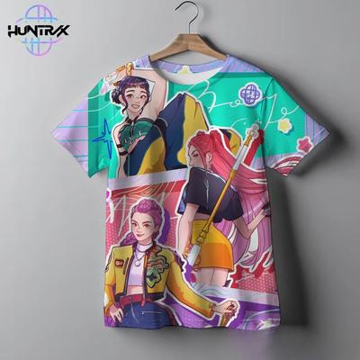 T-Shirts Girls Children's Cartoon Printed Short Sleeve Casual Fashion Girls Comfortable T-Shirt Clothing
