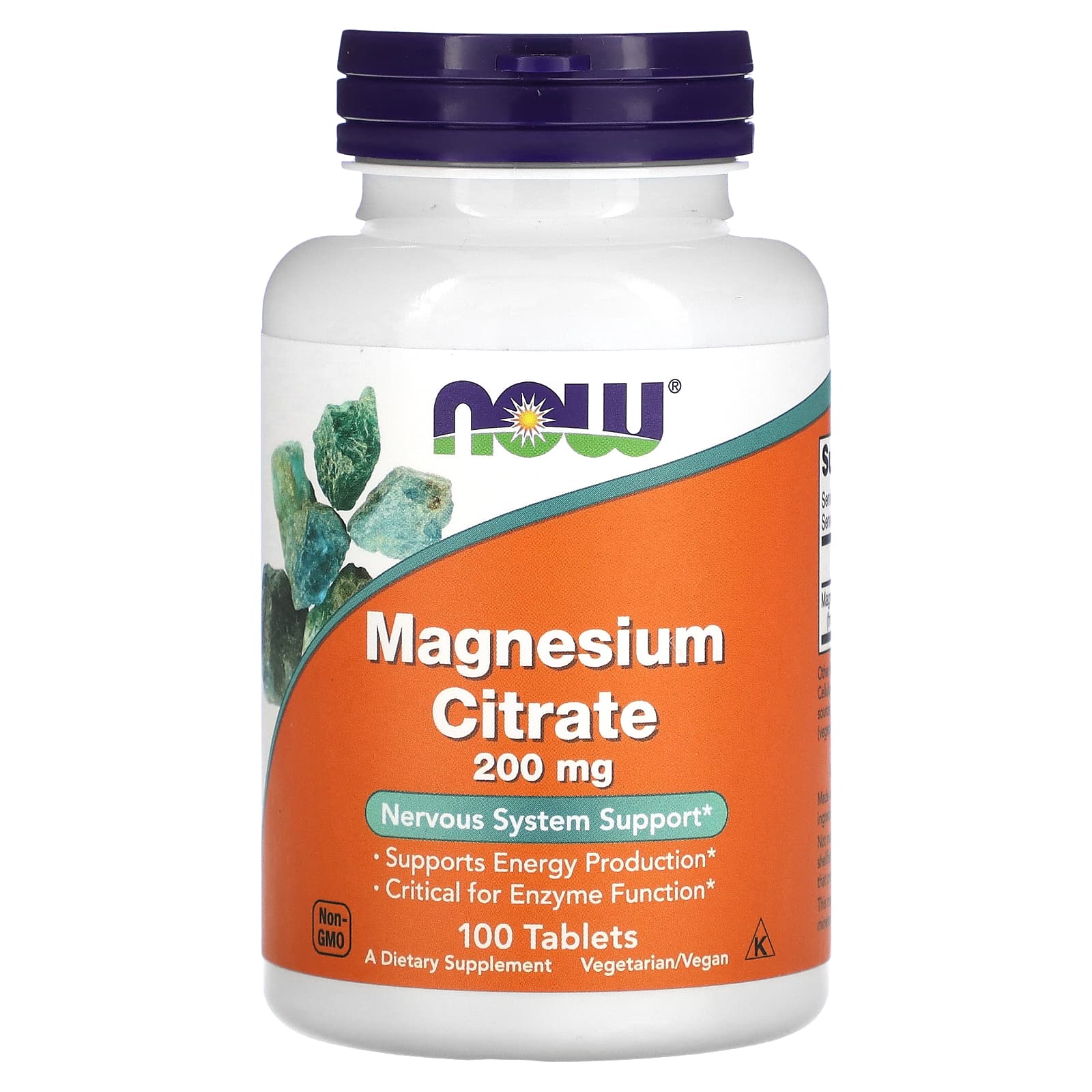 

Magnesium Citrate, 200Mg, 100 Tablets