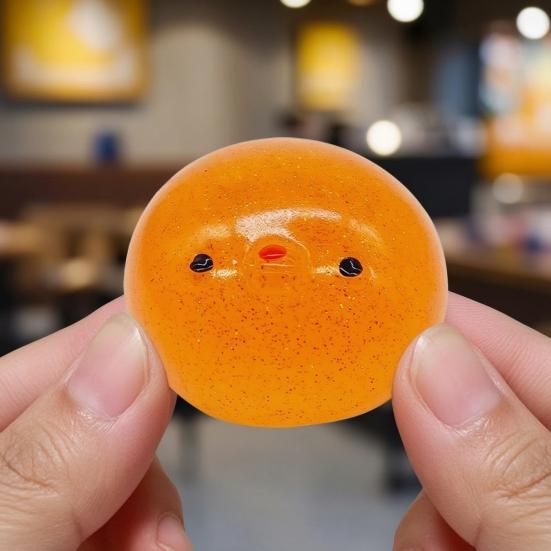 Mini Glitzer Tier Quetschspielzeug Wal Igel Delfin Krabbe Kaninchen Knetspielzeug Angstlinderung