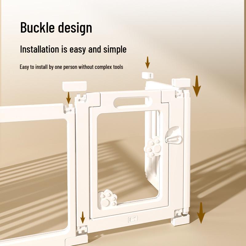 Indoor Pet Barrier: Dog & Cat Fence for Small to Medium Dogs, Dog Cage & House.