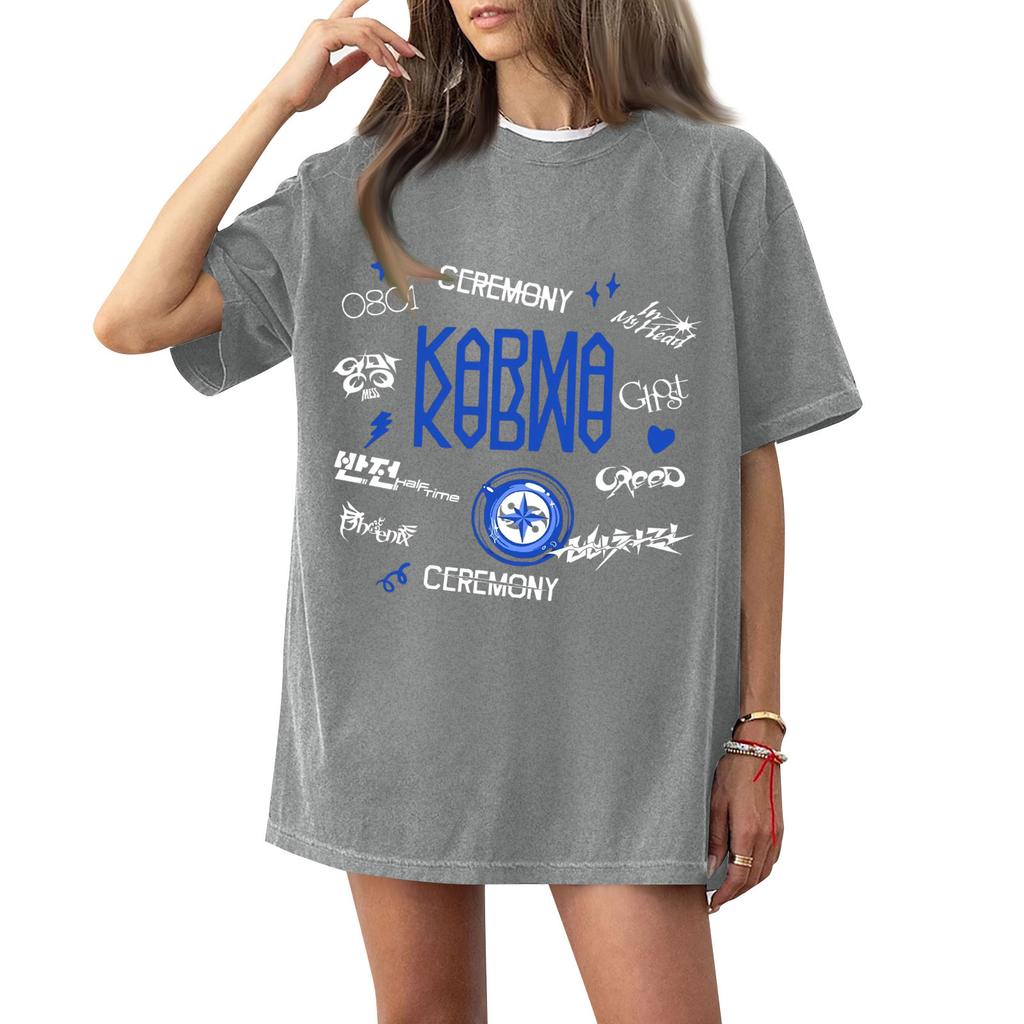 Damen T-Shirts Kurzarmshirts Einfarbige Pullover Sommer Frühling Oberteile Blusen