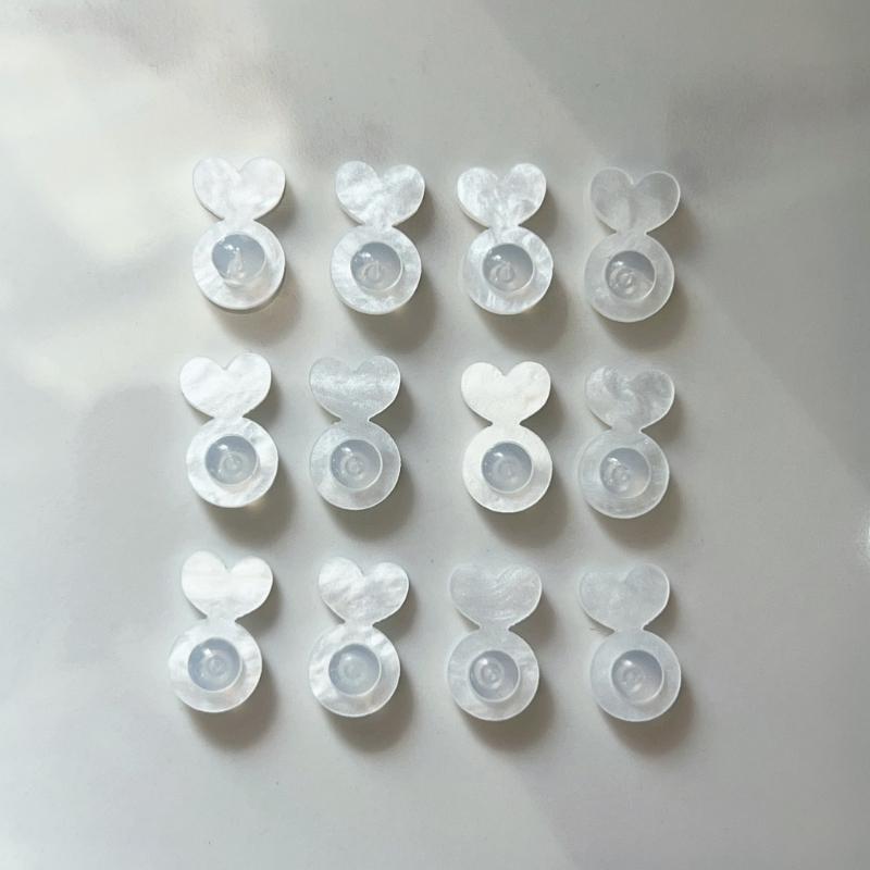 6Pcs Earring Lifters Acrylic Earplug Earring Lifters for Earring Back Ear Lobes Earring Lifter for Heavy Earrings