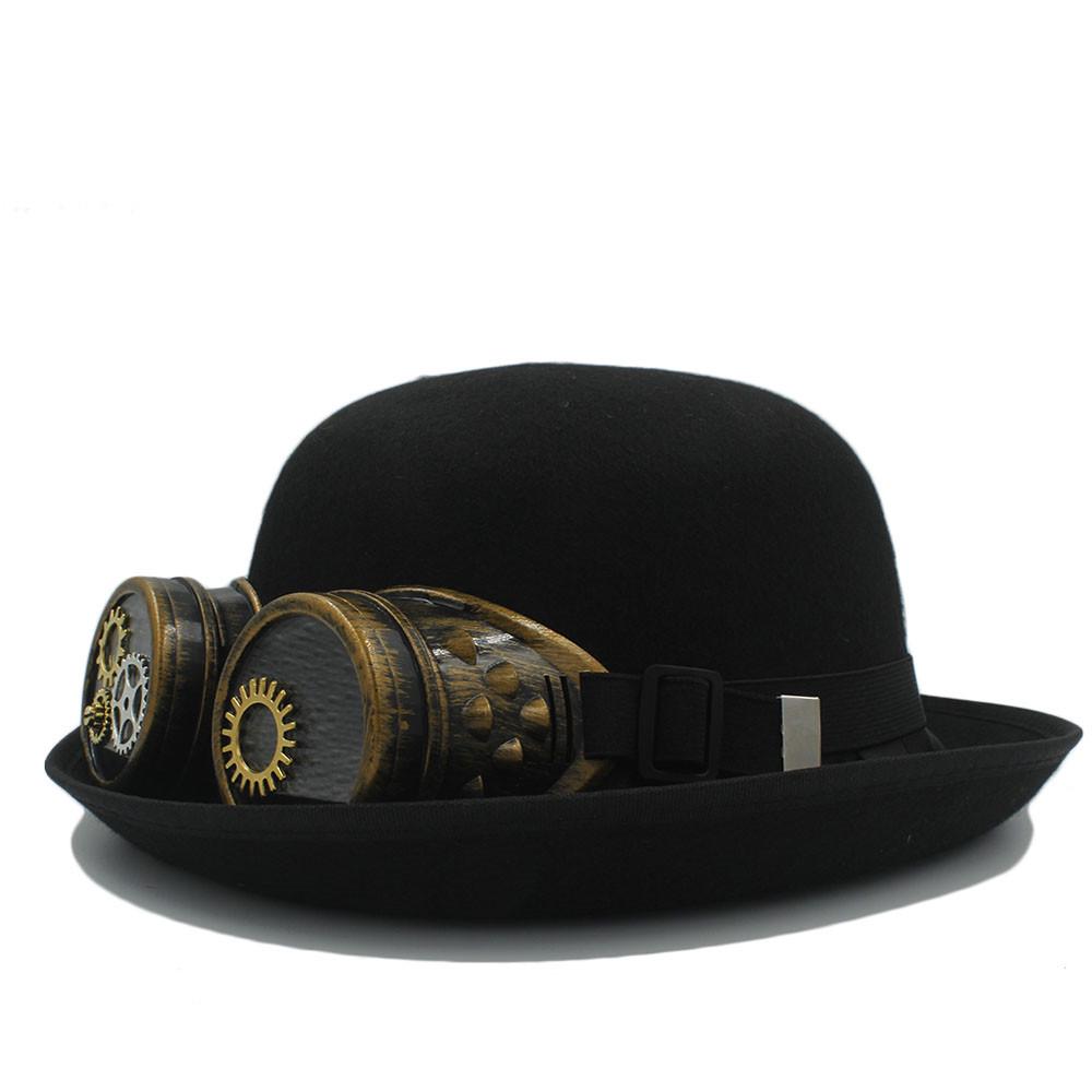 Fedora Men Handwork Bowler Steampunk 