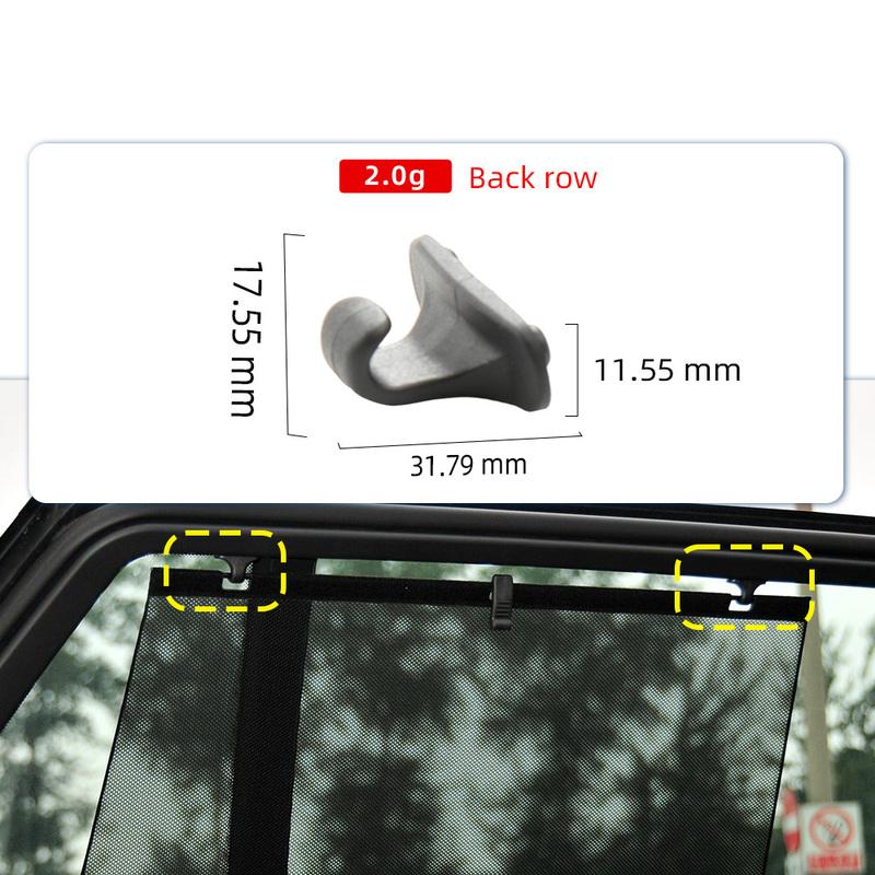 Rear Shade Curtain Handle Curtain For Benz C E W204 W212 Hook Handle Buckle Sun Blind Hook Sunshade Hook Fixing Clip 2048120000
