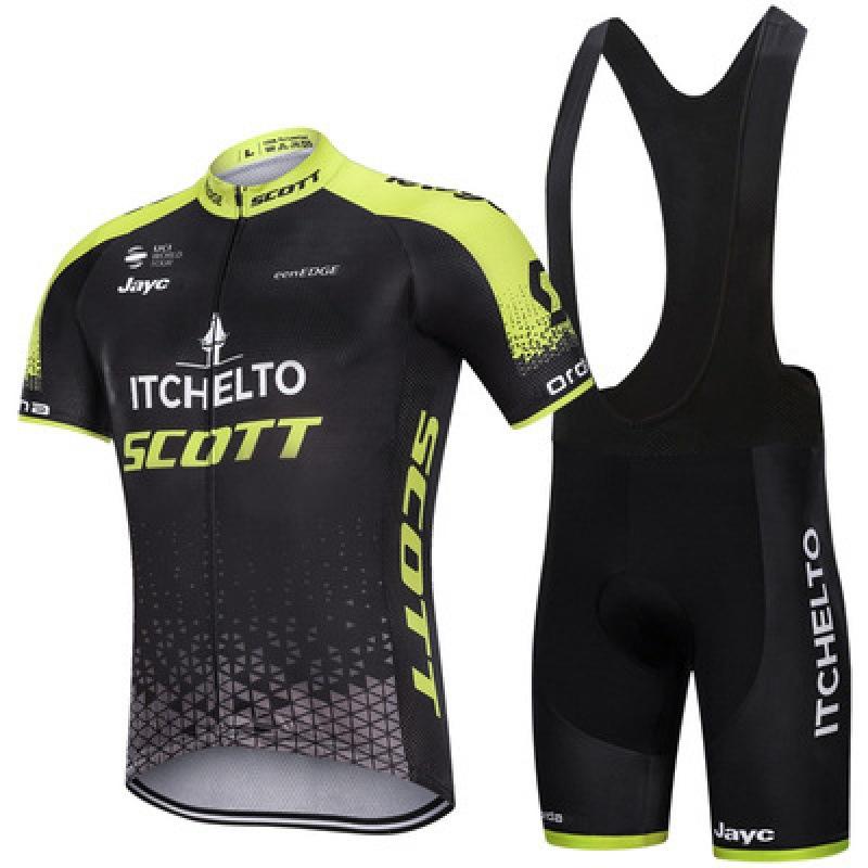 SKY Tour de France Tuta da Ciclismo con Bretelle Manica Corta Edizione di Squadra Tuta da Ciclismo Sportiva da Esterno Copertura a Manica Corta