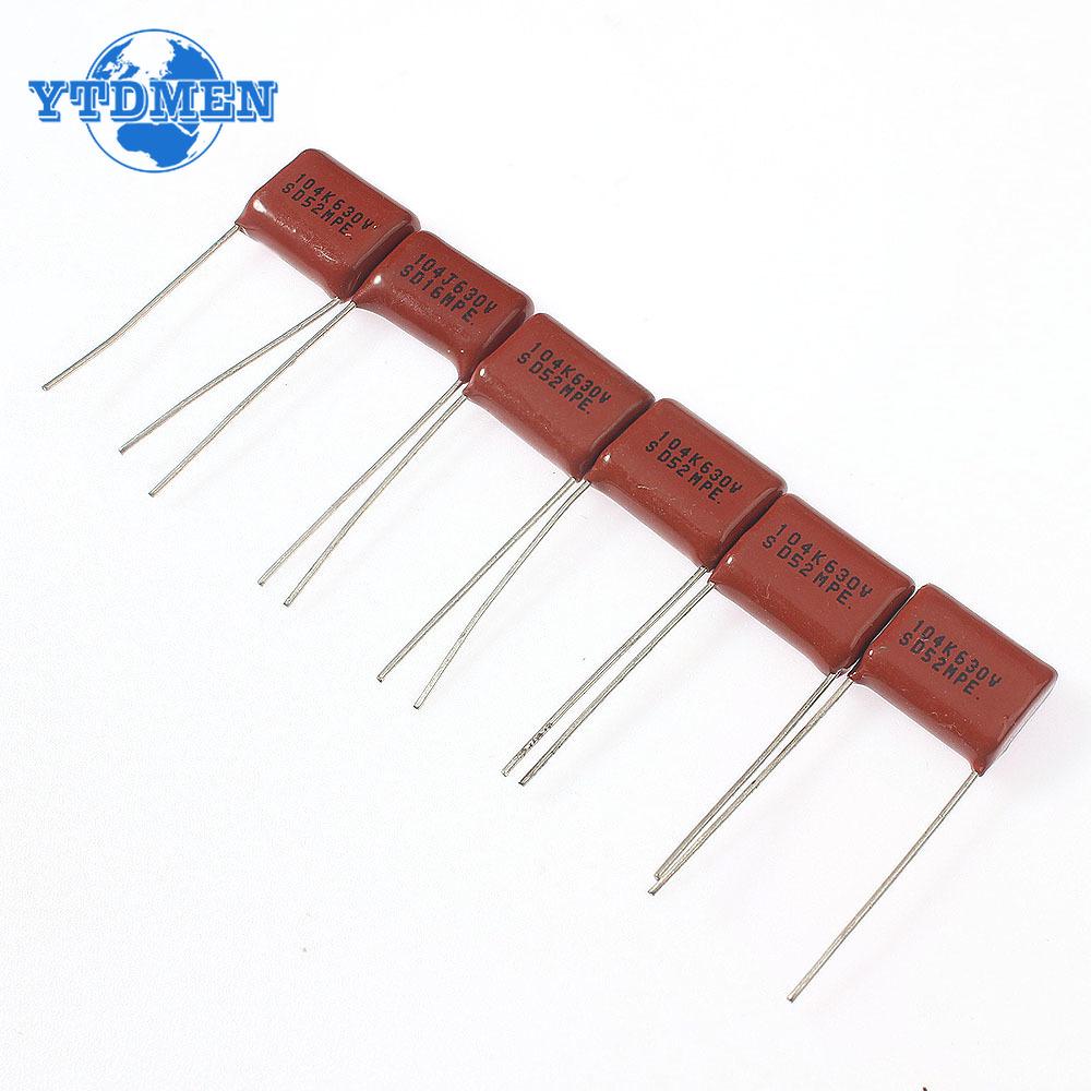 Kit asortiment de condensatori cu film metalic 630V 200 buc 0,001 uf - 2,2 uf 25 de valori Set de condensatori de inalta frecventa 0,1 uf 0,22 uf 0,33 uf 1 uf