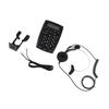 Corded Headset Telephone Noise Canceling FSK DTMF Caller ID Dialpad Landline with Headphone for Call Center Office