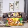 Soft Blanket Decorative The Jungle Book Bedding Throws  Flannel Bedspread For Outdoor Novelty Sofa Bed Cover