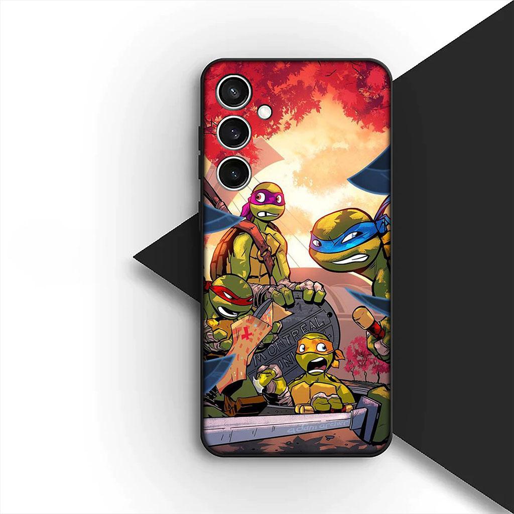 Phone Cover for Samsung Galaxy S22 S21 S20 FE Ultra Plus A07 A17 A15 A16 A25 A57 A37 Case Anime N-Ninja-Comics T-Turtles-Lovely