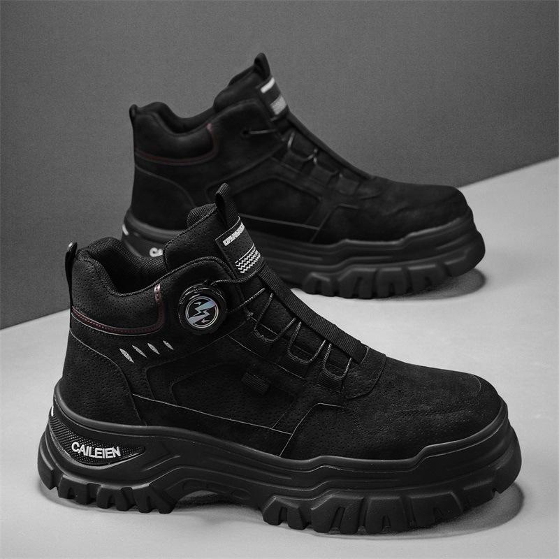 Autumn high-top Martin boots British retro outdoor shoes platform non-slip sports casual short boots