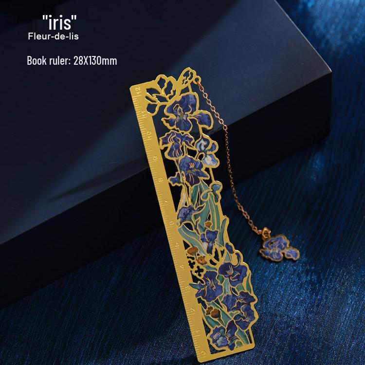 

Надихаюча металева закладка-лінійка в китайському стилі - Портативний подарунок для студентів та вчителів Cardstock