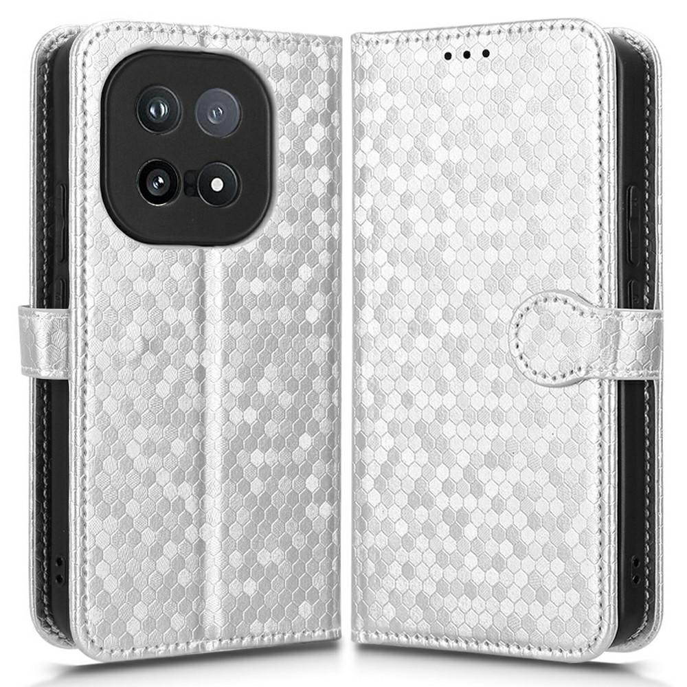 For vivo iQOO 15 5G Wallet Case Dot Pattern Imprint PU Leather Phone Cover with Wrist Strap