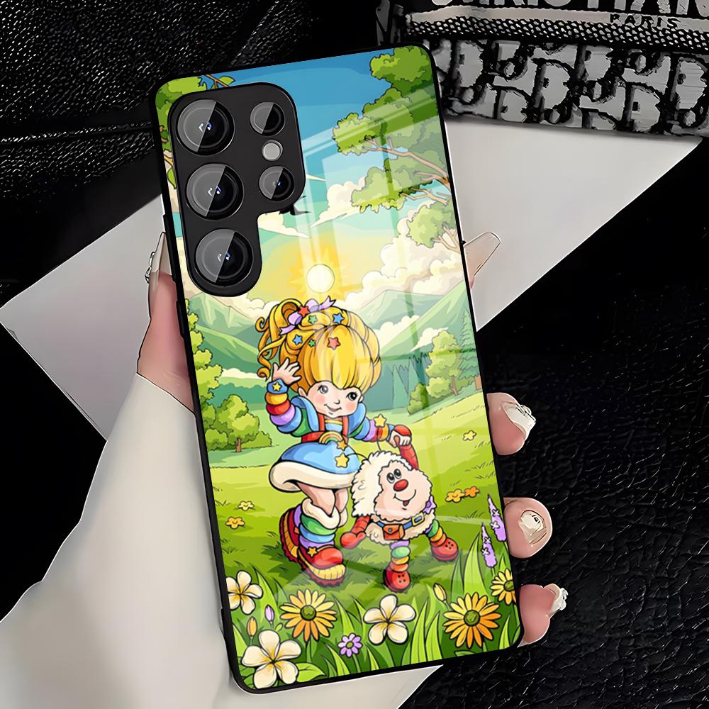 Cartoon R-Rainbow Brite Phone Case For Samsung S26 S25 Plus S20 S20 Plus S22 Ultra S23 FE S21 Plus S21 Ultra Glass Cover