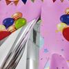 Happy Birthday Disposable Tablecloth Colored Balloon Rectangle Desk Cloth Wipe Table Cover for Birthday Party Baby Shower Decor