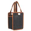 6 Compartment Bottle Holder Felt Wine Bottle Tote Bag Portable Felt Liquor Bottle Tote with Handles for Wedding Travel Picnic