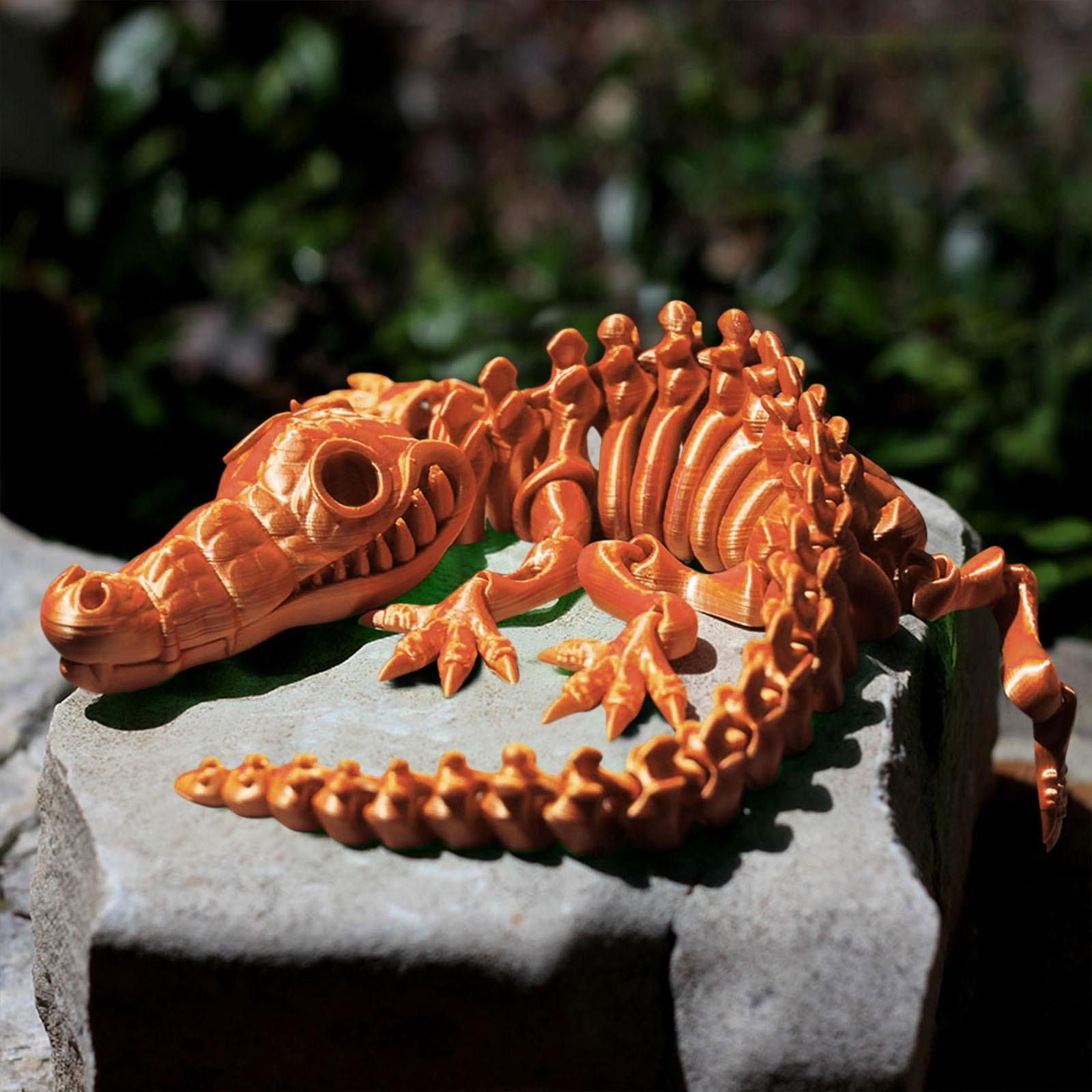 

3D-печать 3D-печать Шарнирная игрушка-скорпион Игрушка для взрослых и детей Таинственная игрушка-скорпион One Size золотой