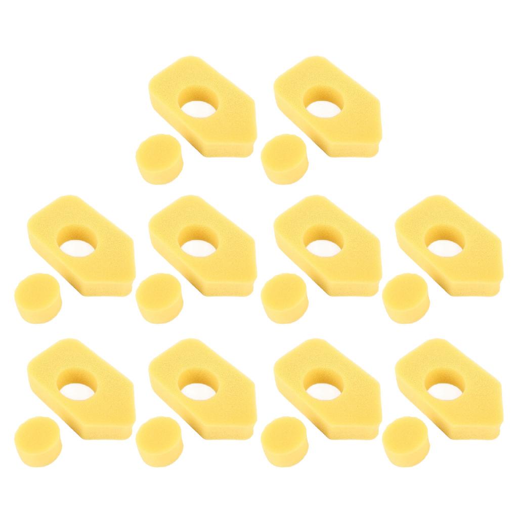 10PCS Lawnmower Foam Air Filter Lawn Mower Air Filter Foam Replacement for 698369 4216 5088 5099