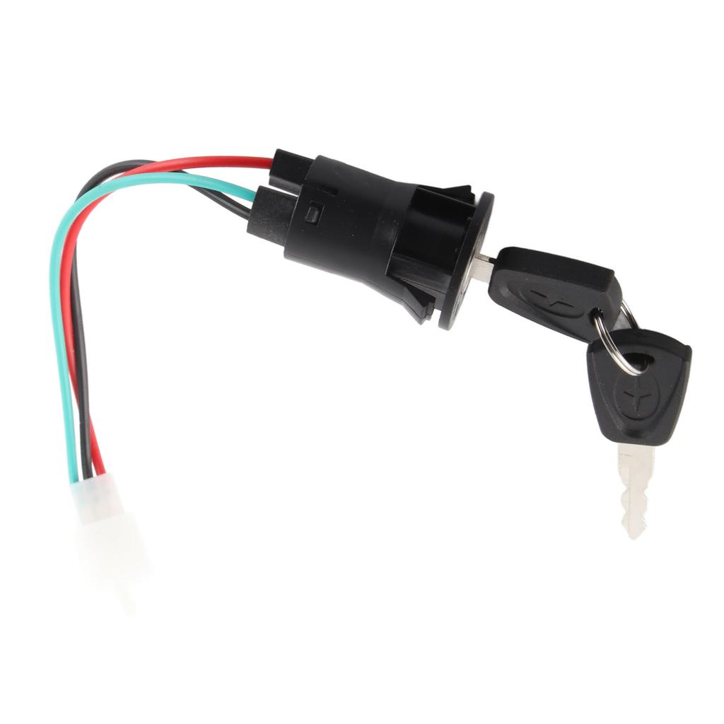 3 Wire Ignition Switch with 2 Keys Replacement for 50cc 70cc 90cc 110cc 150cc 200cc 250cc Go Kart