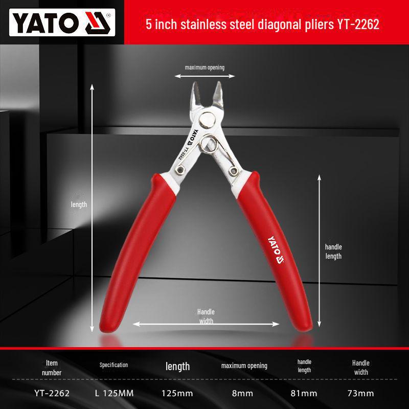 Yiertuo Industrial-Grade Electronic Nozzle Scissors and Oblique Side-Cutting Pliers