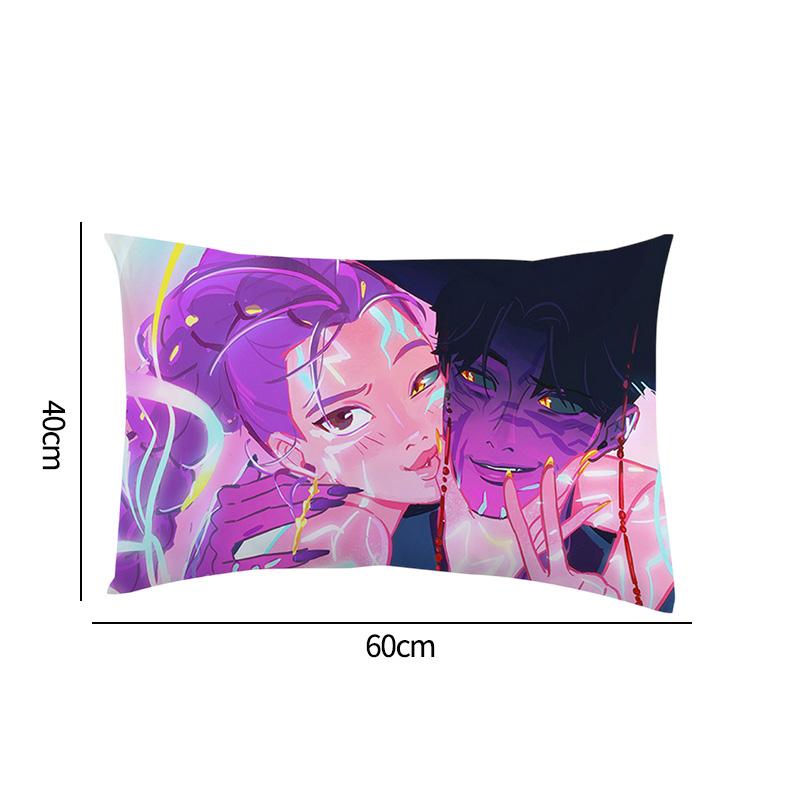 K-Pop Demon Hunter Pillow Cover Anime Movie Pillow Case Sofa Pillow Cushion Cover Christmas Decorations Home Supplies