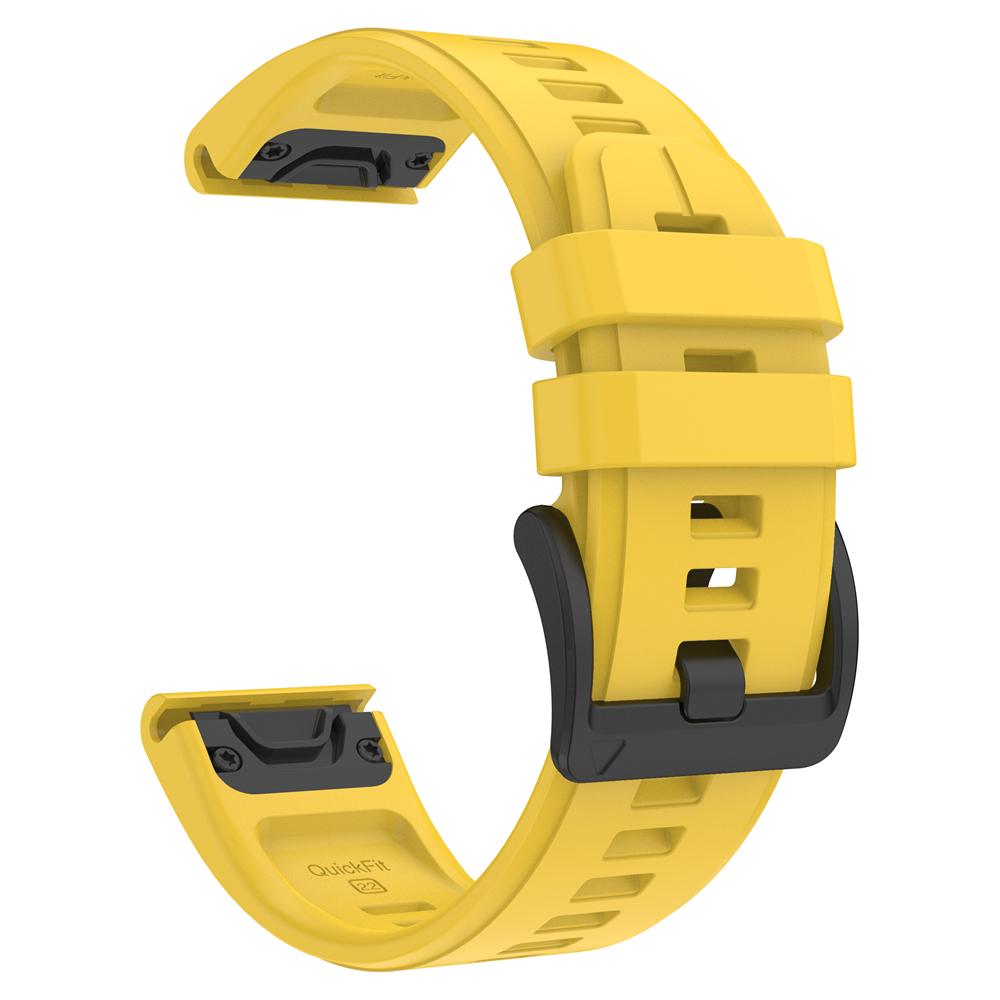 22 26mm Silicone Strap For Garmin Quatix 8/Tactix 8 7Pro/Fenix5 5x Puls 7 7x 6 6x 8 Pro 47mm 51mm/D2 Bravo Quick Fit Sports Band