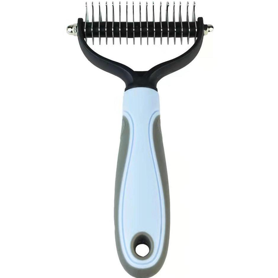 Comb Hair Remover Cat Comb for Long Hair Curly Dogs Cats Removal Undercoat Pet Brush Rake Pet Dog Dematting Brush Dog Supplies