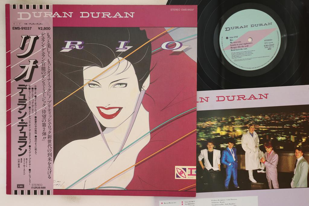 LP Record DURAN DURAN - Rio EMS91037 EMI 1982 Japan Obi Rock Used
