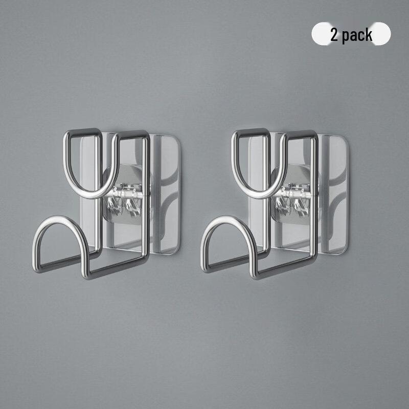 Punch-Free Stainless Steel Bathroom Shelf
