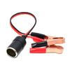 Car Battery Terminal Clip-on Cigarette Lighter Power Socket Adaptor 12v Camping xmas