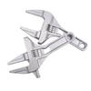 Bathroom Wrench Universal Wrench Big Opening and Toothed Anti-skid Dual-purpo for Maintaining Bathroom Facilitie